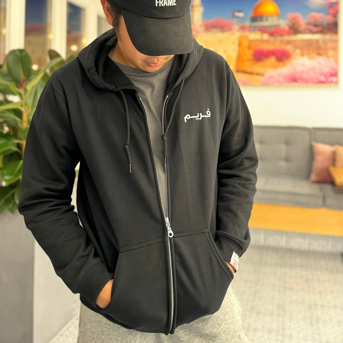 Frame Zipper Jacket