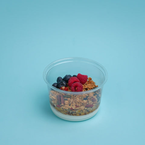 Granola fruit salad